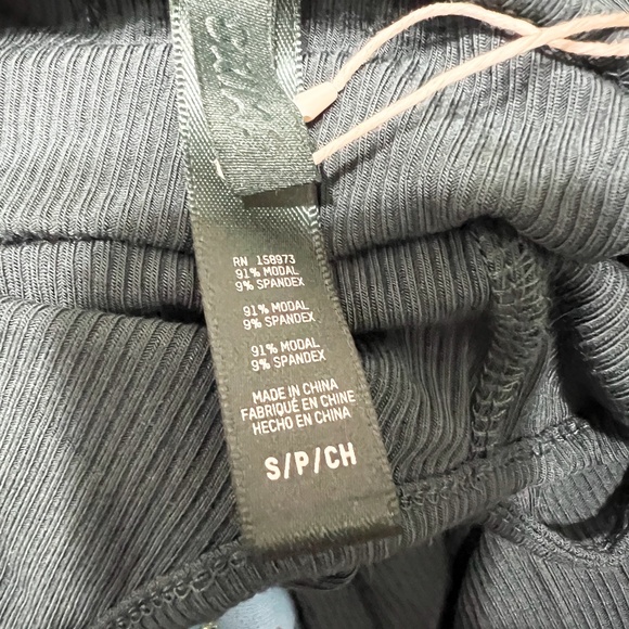 NEW Skims Soft Lounge Long Slip Maxi Ribbed Knit Stretch Dress Cypress Green S - Picture 2 of 3